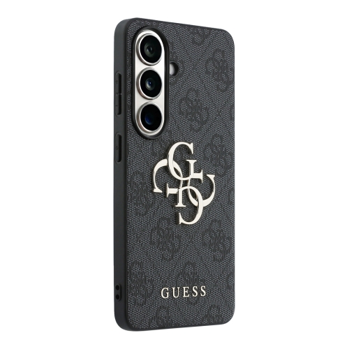 Guess для Galaxy S26+ чехол PU 4G Big metal logo Hard Black