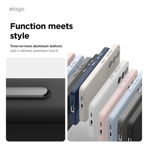 Elago для Galaxy S26+ чехол Magnetic Silicone Black (MagSafe)