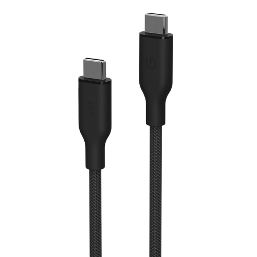 Energea Кабель HELIX 60 USB-C to USB-C 60W 480 Mbps Magnetic Blue 1.5m