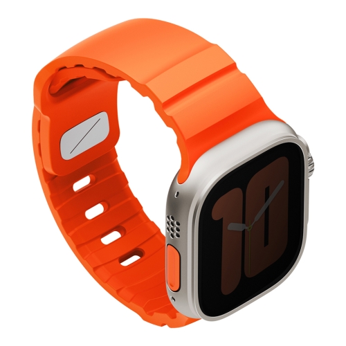 Uniq для Apple Watch 49/46/45/44 mm ремешок Alton Silicon Strap Flame Orange