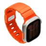 Uniq для Apple Watch 49/46/45/44 mm ремешок Alton Silicon Strap Flame Orange