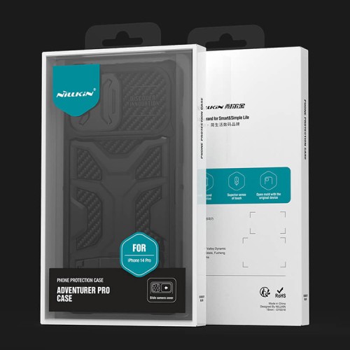 Противоударный чехол Nillkin Adventurer Pro для iPhone 14 Pro, черный