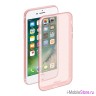 Чехол Deppa Chic для iPhone 7/8/SE 2020, розовый (с блестками)