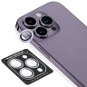 BLUEO Camera lens Armor metal для камеры iPhone 14 Pro | 14 Pro Max, Purple (3 шт +installer)