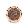 Кольцо держатель Guess Metal Ring stand 4G для телефона, коричневый/золотой
