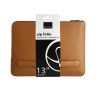 Чехол-папка Bustha Zip Folio Leather для MacBook Air 13 | Pro 13 (2018/22), Saddle