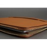 Чехол-папка Bustha Zip Folio Leather для MacBook Air 13 | Pro 13 (2018/22), Saddle