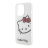 Hello Kitty для iPhone 15 Pro Max чехол PC/TPU Kitty Head Hard White