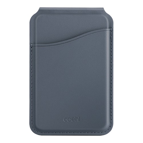Uniq магнитный бумажник COEHL ESME Magnetic cardholder with Mirror and Stand Sapphire Blue