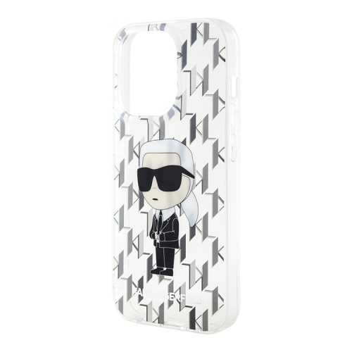 Karl Lagerfeld для iPhone 14 Pro Max чехол PC/TPU Monogram NFT Karl Ikonik Hard Black