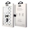 Karl Lagerfeld для iPhone 14 Pro Max чехол PC/TPU Monogram NFT Karl Ikonik Hard Black