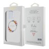 Guess для iPhone 15 Pro Max чехол PC/TPU Flowers Wreath Transparent (MagSafe)