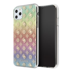 Чехол Guess 4G Peony Hard Iridescent для iPhone 11 Pro Max, multicolor