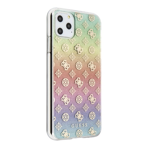 Чехол Guess 4G Peony Hard Iridescent для iPhone 11 Pro Max, multicolor
