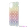 Чехол Guess 4G Peony Hard Iridescent для iPhone 11 Pro Max, multicolor