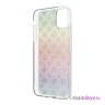 Чехол Guess 4G Peony Hard Iridescent для iPhone 11 Pro Max, multicolor