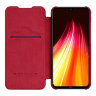 Чехол Nillkin Qin для Xiaomi Redmi Note 8, красный
