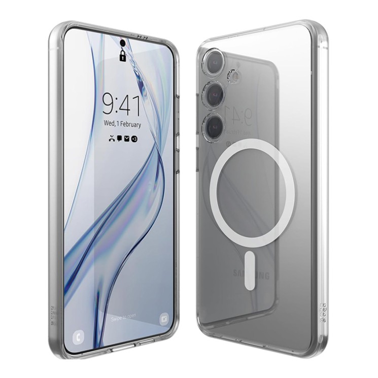 Elago для Galaxy S24+ чехол HYBRID (pc/tpu) Clear (Magnetic)