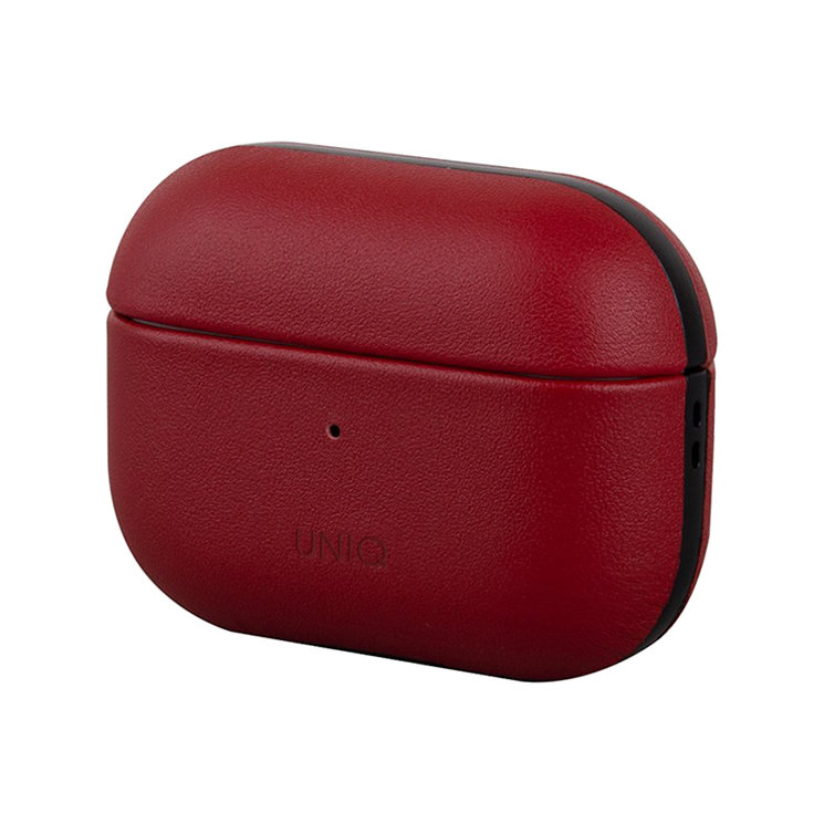 Чехол Uniq Terra Genuine Leather для AirPods Pro, красный