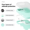 Elago для iPhone 16 Pro чехол Soft silicone (Liquid) Aqua Sky
