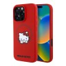 Hello Kitty для iPhone 16 Pro Max чехол Liquid silicone Sweet Kitty Hard Red (MagSafe)