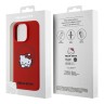 Hello Kitty для iPhone 16 Pro Max чехол Liquid silicone Sweet Kitty Hard Red (MagSafe)