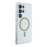 Guess для Galaxy S25 Ultra чехол PC/TPU Glitter Circle Hard Transparent (MagSafe)