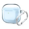 Elago для AirPods 4 чехол Clear Hang case Aqua Blue