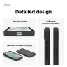 Elago для iPhone 16e чехол Soft silicone (Liquid) Black (MagSafe)