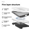 Elago для iPhone 16e чехол Soft silicone (Liquid) Black (MagSafe)