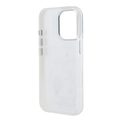 Karl Lagerfeld для iPhone 16 Pro Max чехол PC/TPU Sketch Metal Camera Hard Transparent