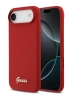 Guess для iPhone Air чехол Liquid silicone Gold metal logo Hard Magenta (MagSafe)