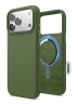 Elago для iPhone 17 Pro Max чехол Magnetic Silicone Cedar Green (MagSafe)