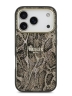 Guess для iPhone 17 Pro чехол IML Phyton Metal Cam Hard Brown (MagSafe)