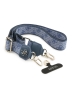 Guess шнурок на шею Universal Crossbody PU Strap 4G Big metal Logo + Smartphone patch Blue
