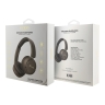 Guess наушники беспроводные накладные Bluetooth HP Round with Script Metal Logo Brown