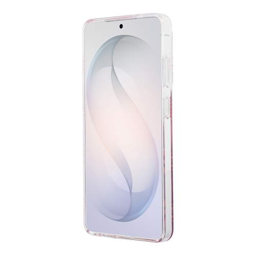 Guess для Galaxy S26 Ultra чехол IML Peony Glitter Metal cam Hard Pink (MagSafe)