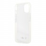 Чехол BMW M-Collection Transparent Hard TPE edges для iPhone 13, белая рамка