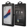 Чехол BMW Motorsport Tricolor Graphic Hard Transparent для iPhone 11