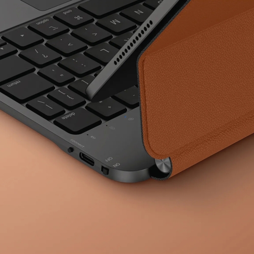 Uniq беспроводная клавиатура VENNO Pro (анг) Magnetic keyboard iPad Air 11 (2024/25) Caramel