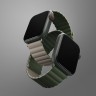 Ремешок Uniq Revix reversible Magnetic для Apple Watch 49-46-45-44 mm, зеленый/серый