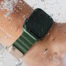 Ремешок Uniq Revix reversible Magnetic для Apple Watch 42-44-45 mm, зеленый/серый
