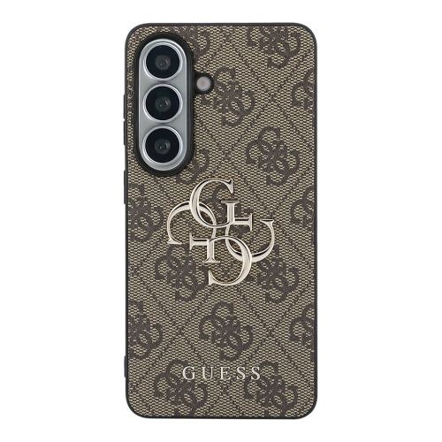Guess для Galaxy S26+ чехол PU 4G Big metal logo Hard Brown