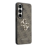 Guess для Galaxy S26+ чехол PU 4G Big metal logo Hard Brown