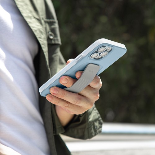 Uniq Heldro Mount +Band для 13 Pro Max, Arctic blue IP6.7HYB(2021)-HELMMBLU