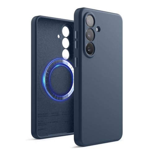 Elago для Galaxy S26+ чехол Magnetic Silicone Jean Indigo (MagSafe)