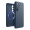 Elago для Galaxy S26+ чехол Magnetic Silicone Jean Indigo (MagSafe)