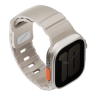 Uniq для Apple Watch 49/46/45/44 mm ремешок Alton Silicon Strap Light Sand