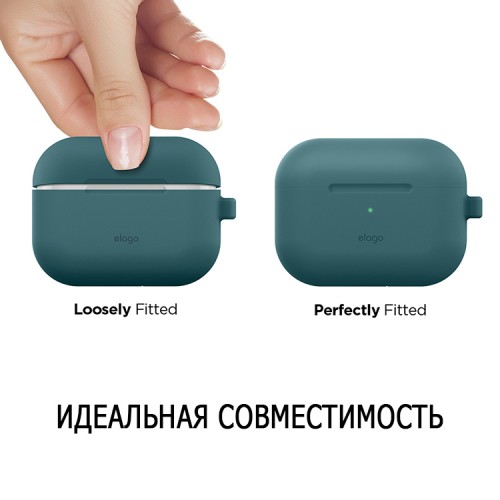 Чехол Elago Silicone Hang case для AirPods Pro, Turquoise