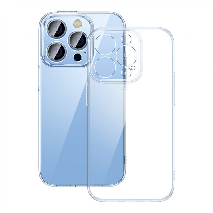 Чехол Baseus Crystal Ultra-Thin PC case +Tempered glass для iPhone 14 Pro Max, прозрачный